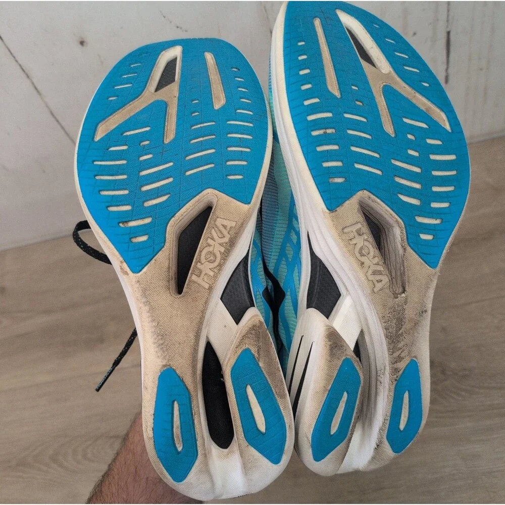 Hoka One One Cielo X1 2.0 Unisex M13 W14 Blue Running Sneakers 1162053 SKYW